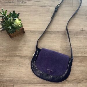 Patrizia Pepe Deep Purple Crossbody Bag